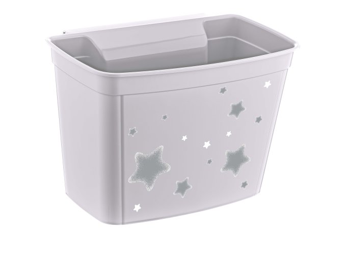 KEEEPER Univerzální závěsný box na přebalovací pult "Stars", Bílá