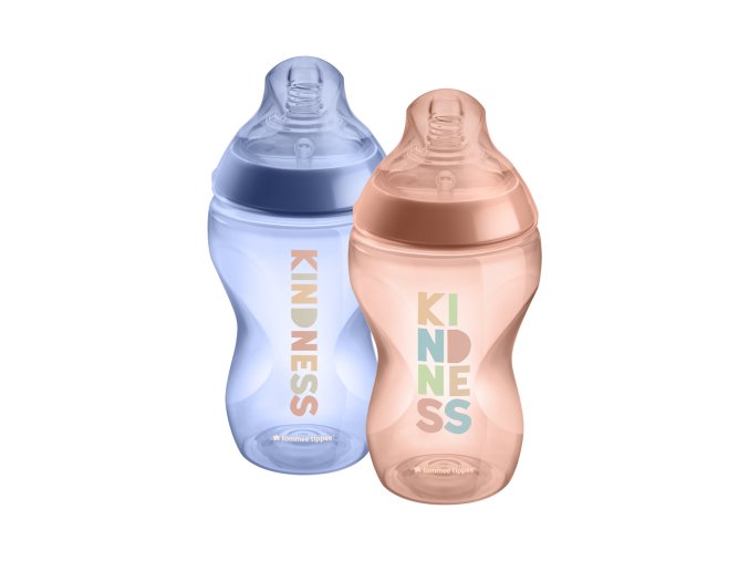 TOMMEE TIPPEE Dojčenská fľaša ANTI-COLIC, 3+, 340 ml, 2ks