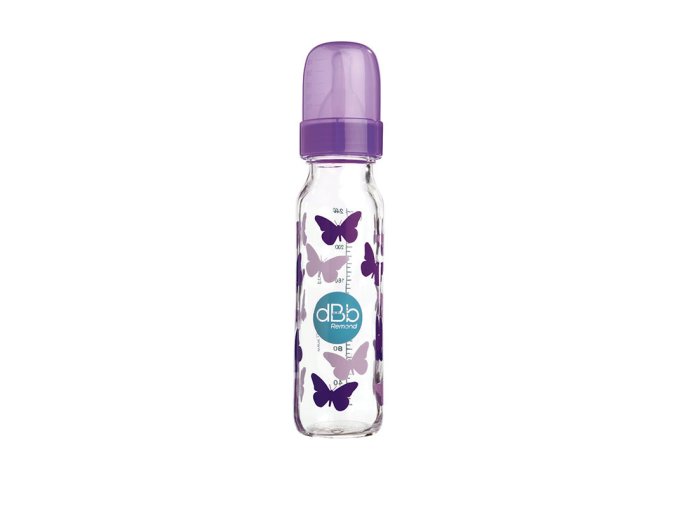 dBb Remond Dbb Detská Sklenená fľaša Papillons 240 Ml Barva: