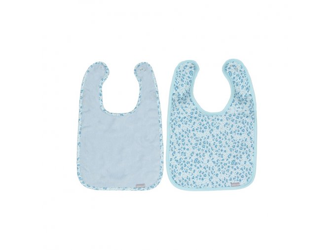 Bebe-Jou Podbradníky Bébé-Jou Leopard Blue 2ks