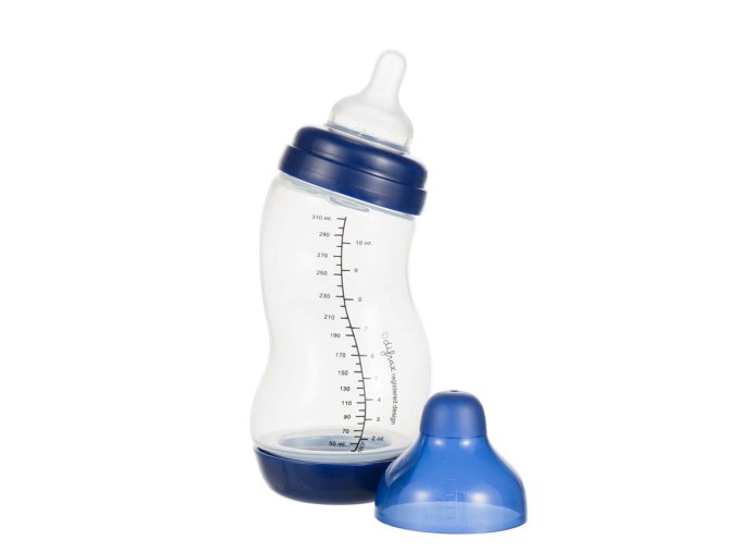 17030 dojcenska s flaska difrax siroka antikolikova tmavo modra 310 ml