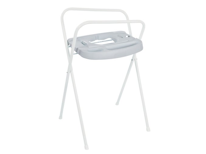9408 kovovy stojan click na vanicku bebe jou 98cm light grey