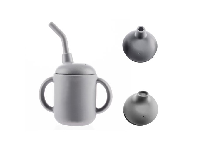 ZOPA Silikónový pohárik 2v1, Dove Grey