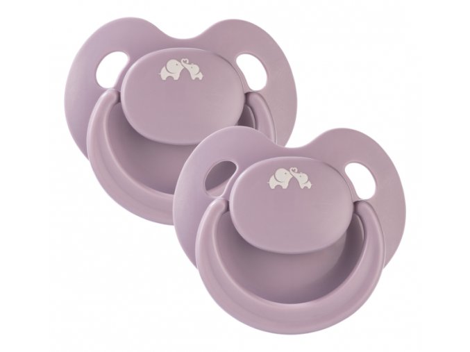 Cumlík silikónový Physio Air Eco 2ks 6m+ Pink/Lavander