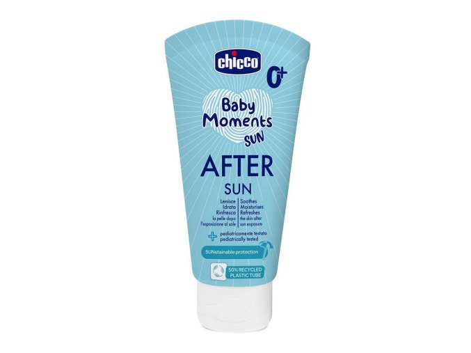 CHICCO Mlieko po opaľovaní upokojujúce a ošetrujúce 150ml, 0m+