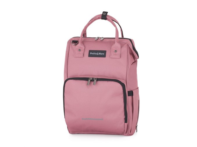 PETITE&MARS Batoh prebaľovací na kočík Jack - séria Catchthemoment (Varianta  Dusty Rose)