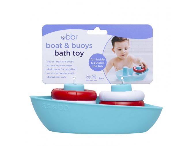 Ubbi Hračka do vane - loďka a bójka