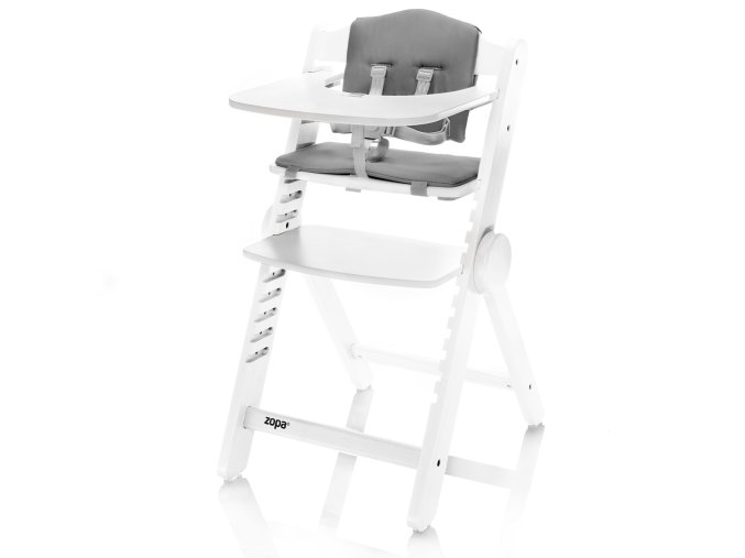 ZOPA Drevená jedálenská stolička Clipp & Clapp, White
