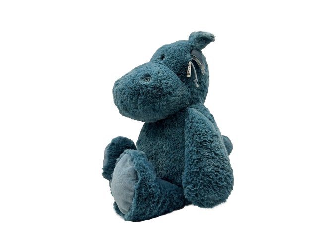 Label Label Plyšák hroch Harvey L - Blue