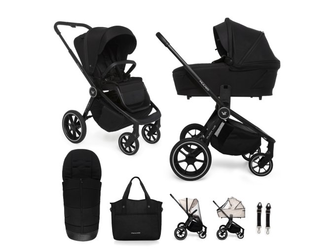 MUUVO Kočík kombinovaný Quick 4.0 Classic black set (Varianta  2v1)