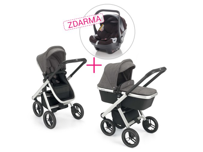 NEONATO SET Kočík Puro + autosedačka X1 ZDARMA, Col.54A