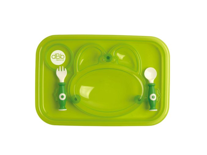 26160 dbb jedalenska tacka s lyzicou a vidlickou