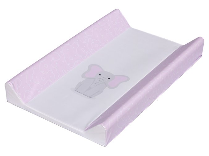 Rialto Baby Prebaľovacia podložka pevné dno 80x50 Pink Elefant
