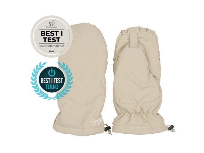 Voksi Stroller Mittens (Varianta 2025 seashell sand light grey)