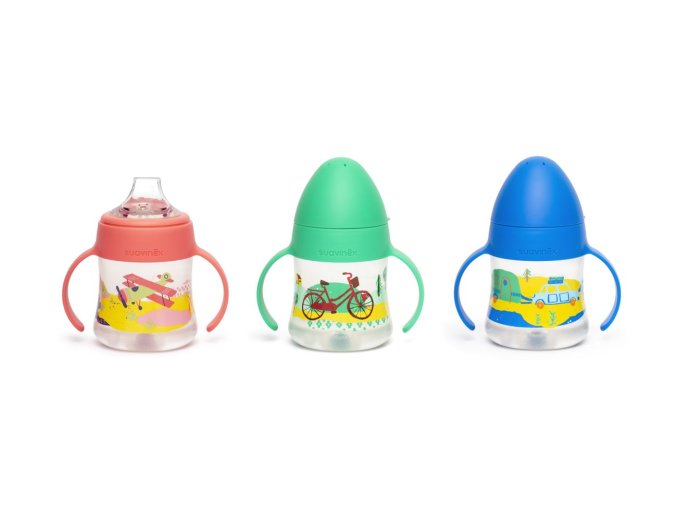 SUAVINEX PRVÁ fľaša WANDERLUST 150 ml - ČERVENÁ (Varianta cervena)