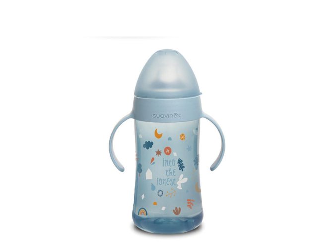 SUAVINEX Druhá fľaša FOREST 270 ml - modrá