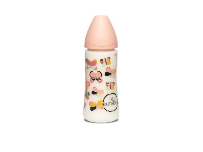SUAVINEX FĽAŠA Guľatý c. SILIKÓN 360 ml - O MOTÝĽ