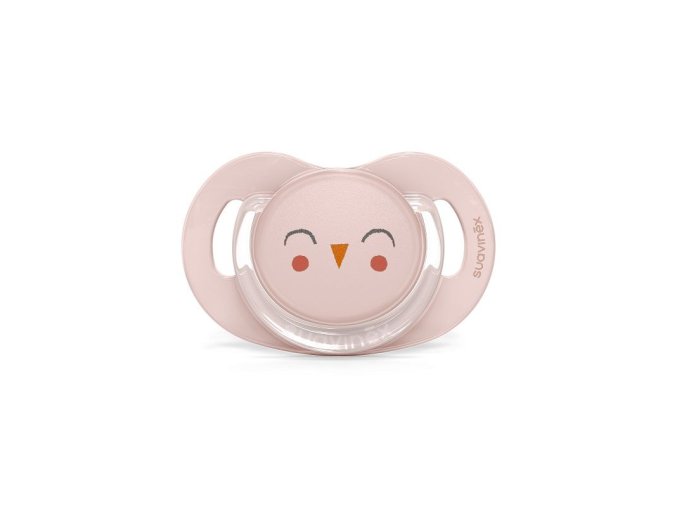 SUAVINEX Cumlík SX PRO fyziologický BONHOMIA 6/18 m SOVIČKA - ružová