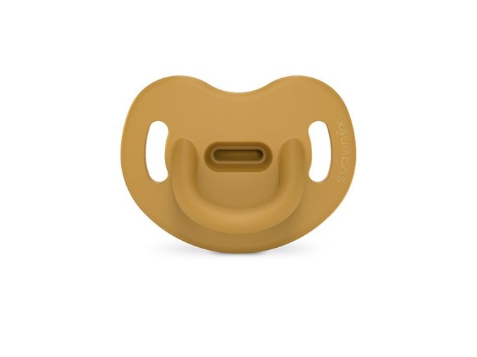 SUAVINEX Cumlík anatomický SILIKÓN 6-18m SX PRO - COLOUR ESSENCE - okrové (Varianta okrove)