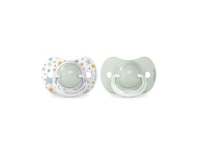 SUAVINEX Cumlík SX PRO fyziologický Dreams 6/18m 2 ks - zelený