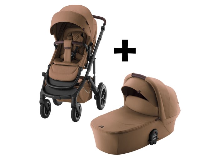 BRITAX Set kočík Smile 5Z + hlboká korba Lux, Warm Caramel