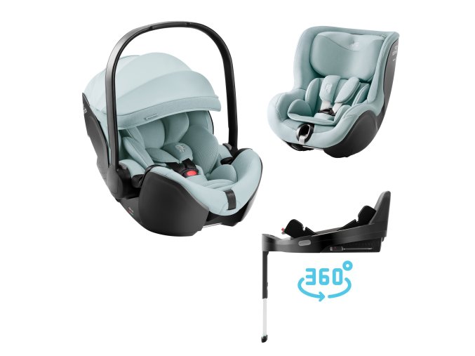 BRITAX Autosedačka set Baby-Safe Pro + Vario Base 5Z + autosedačka Dualfix 5z Style, Harbor Blue