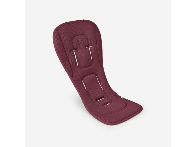 Bugaboo dual comfort seat liner dark cherry red x 100038038 01