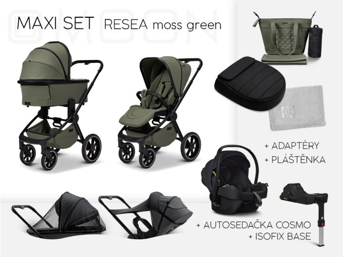 Moon RESEA + Maxi set - MOSS GREEN