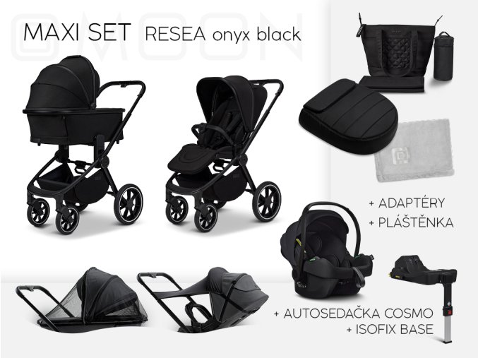 Moon RESEA + Maxi set - ONYX BLACK