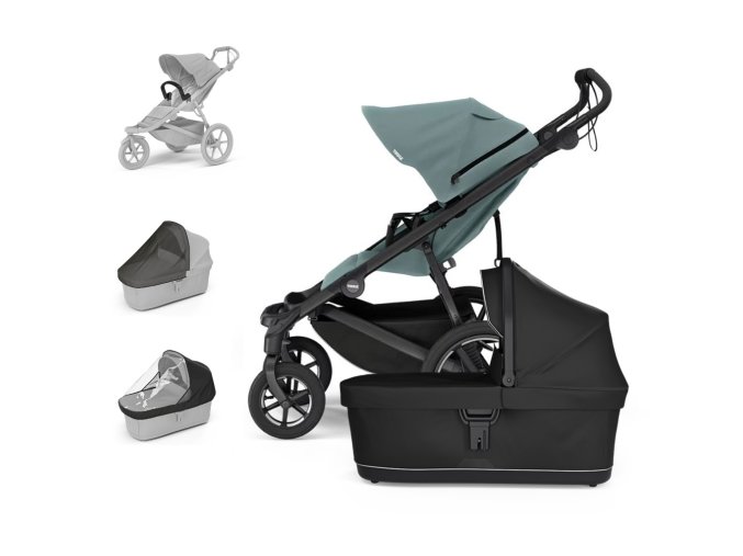 THULE Kočík Urban Glide 4-kolesový Blue set L