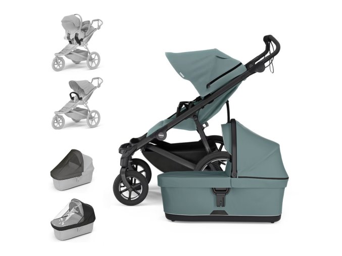 THULE Kočík Urban Glide 4-kolesový Blue set XL