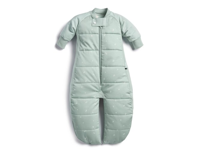 ERGOPOUCH Vak a overal na spanie 2v1 organická bavlna Suit Sage (Varianta  3-12 m, 6-12 kg, 2,5 tog)