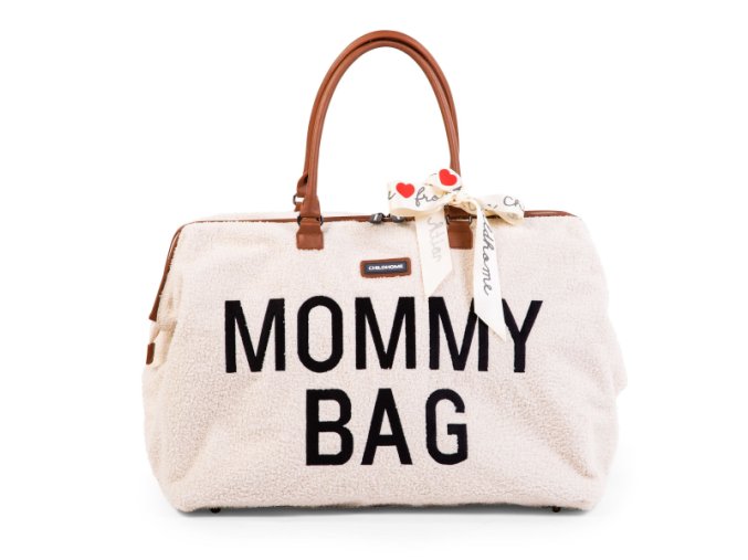 Prebaľovacia taška Mommy Bag Teddy Off White