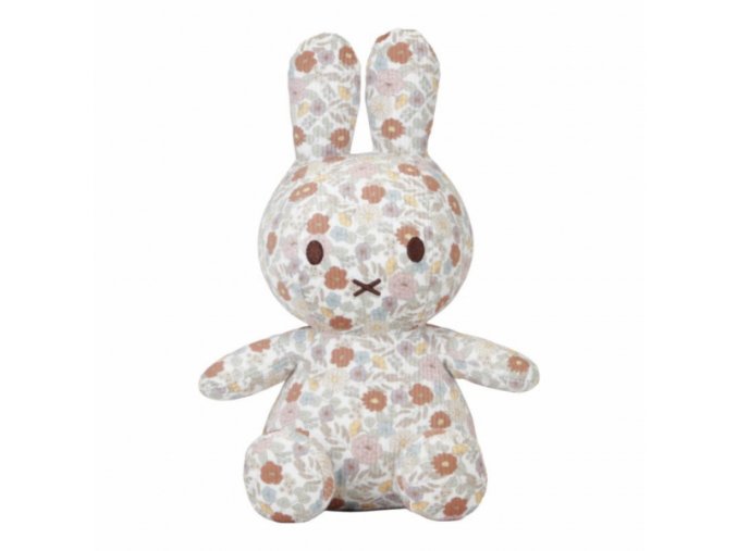 Králiček Miffy textílny Vintage Kvety 35 cm