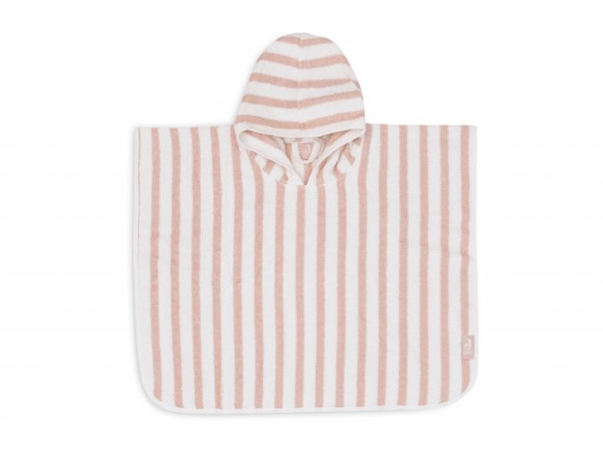 Osuška pončo Stripe Wild Rose