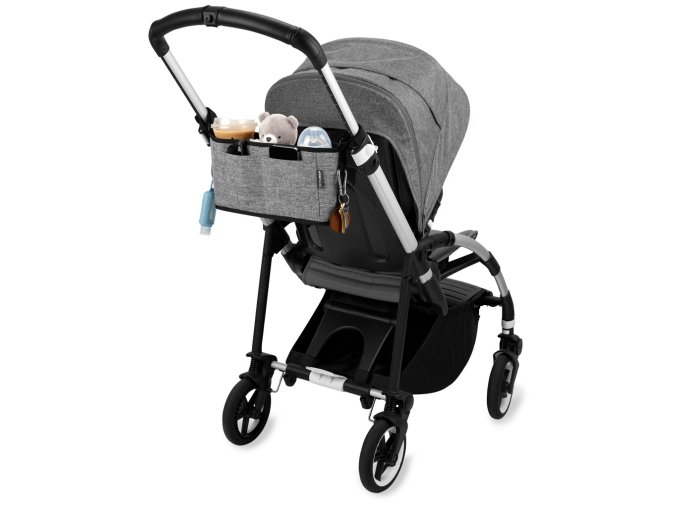 SKIP HOP Organizér na kočík Grab&Go Ultra grey (Varianta  melange)