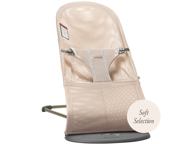 Lehátko Babybjorn Bouncer Bliss Pearly Pink Mesh SOFT Collection