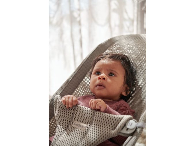 Lehátko Babybjorn Bouncer Bliss Grey beige Mesh