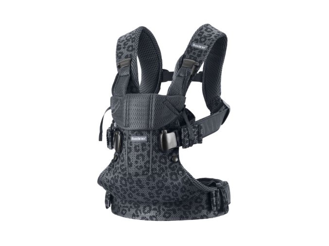 Babybjorn nosič ONE Anthracite/Leopard 3D Mesh