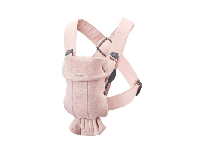 Babybjorn nosič MINI 3D Jersey Light pink