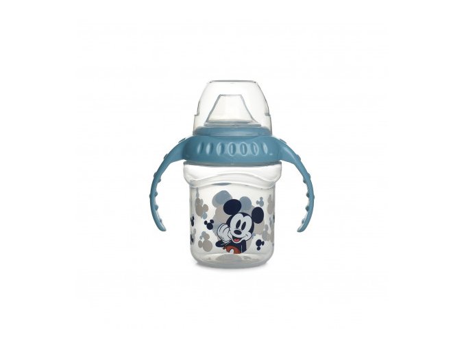 THERMOBABY Netekúci pohár s pítkom a držiakom, Mickey