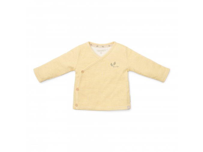 Tričko dlhý rukáv zavinovací Warm Yellow veľ. 62