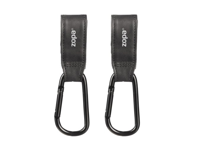 ZOPA Multifunkčný popruh so sponou DELUXE 2 ks, Black
