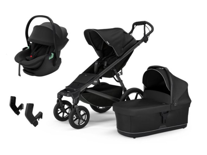 THULE Kočík Urban Glide 4-kolesový s autosedackou thule maple