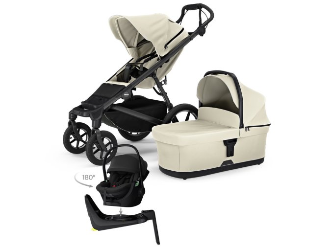 THULE Urban Glide 4-kolesový set s autosedackou thule maple a bázou alfi