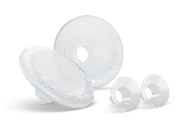Philips AVENT Hands-Free nástavce na bradavku L, vložky silikónové