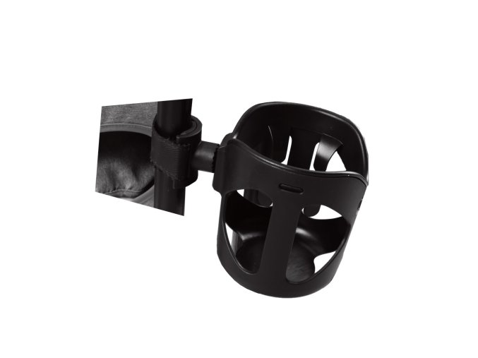 QPLAY Držiak na nápoje Black Black