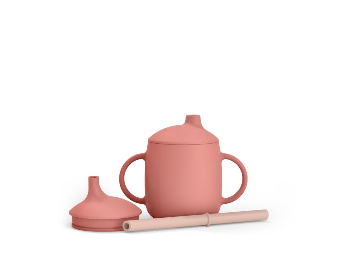 SUAVINEX Hrnček 3 v 1  COLOUR ESSENCE - ružový (Varianta ruzovy)