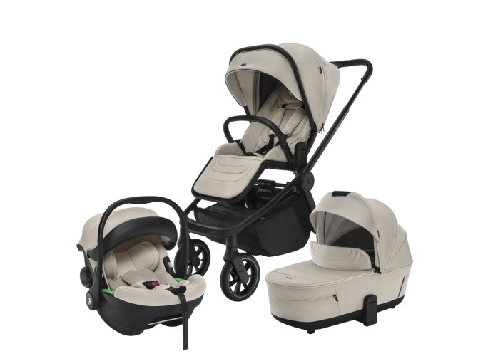 ZOPA Set kočík Move Cross 5 + hlboká korba Move XL 5 + autosedačka XM podľa vlastného výberu, Ivory Beige