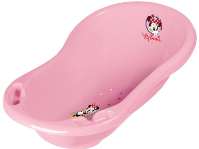 KEEEPER Dětská vanička 84cm "Minnie" se zátkou, Růžová
